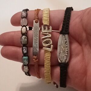 #1096. 4 Piece Assorted, Love, Angel Wing, Dreaming Out loud & Bracelet Bundle